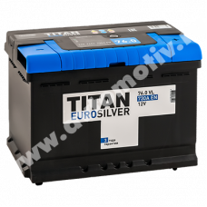 Аккумулятор Titan Eurosilver (DIN L3) 76 обр.
