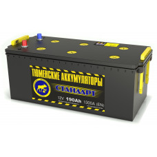 Аккумулятор Tyumen Battery Standard (DIN B) 190 пр. конус