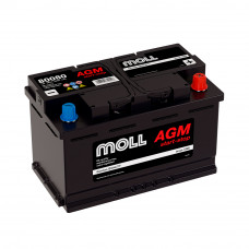 Аккумулятор MOLL AGM (L4.0 80080)-80 обр