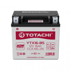TOTACHI MOTO 16 а/ч YTX16-BS R AGM TOTACHI MOTO 16 а/ч YTX16-BS R AGM